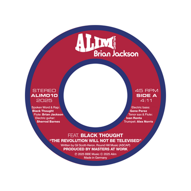 Brian Jackson - The Revolution Will Not Be Televised