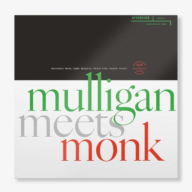Gerry Mulligan and Thelonious Monk - Mulligan Meets Monk (MONO) - 1LP - Black Vinyl  [RSD 2025]
