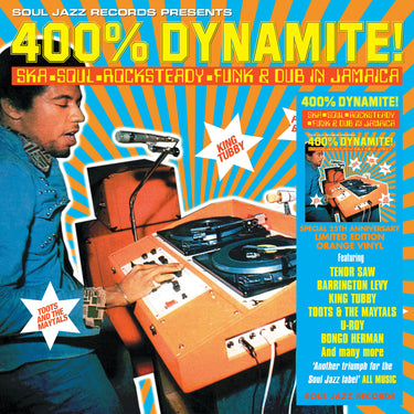 Various Artists - 400% Dynamite! Ska, Soul, Rocksteady, Funk and Dub in Jamaica (25th Anniversary Special Edition) - 1LP - Orange Coloured Vinyl  (+ download code)  [RSD 2025]