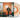Orange in White Splatter Vinyl